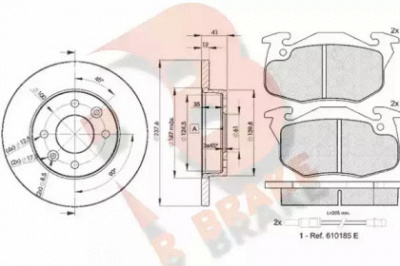 R BRAKE 3r06334705 -